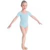 image:imageBloch Dance Girls Ballet Short Sleeve LeotardPastel Blue