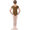 image:imageBloch Dance Girls Dujour Microlux Short sleeve LeotardAlmond