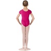 image:imageBloch Dance Girls Dujour Microlux Short sleeve LeotardBerry