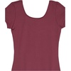 image:imageBloch Dance Girls Dujour Microlux Short sleeve LeotardBurgundy