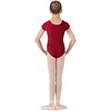 image:imageBloch Dance Girls Dujour Microlux Short sleeve LeotardRed
