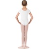 image:imageBloch Dance Girls Dujour Microlux Short sleeve LeotardWhite