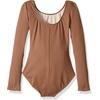 image:imageBloch Dance Girls Meglio Microlux Long Sleeve LeotardAlmond