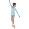 image:imageBloch Dance Girls Meglio Microlux Long Sleeve LeotardPastel Blue