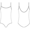 image:imageBloch Dance Girls Plie MidHigh BackScoop Front Camisole LeotardBurgundy