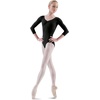 image:imageBloch Dance Womens Ballon 34 Sleeve Pinch FrontBack LeotardBlack