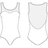 image:imageBloch Dance Womens Briolette Mesh Back Tank LeotardBlack