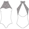 image:imageBloch Dance Womens Ebo lace Bodice Halter LeotardBlack