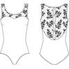 image:imageBloch Dance Womens Fresia lace Button Back Tank LeotardBlack