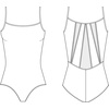 image:imageBloch Dance Womens Jubilee Mesh High Back Camisole LeotardBlack