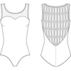image:imageBloch Dance Womens Laguna high mesh Back Tank LeotardBlack