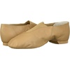 image:imageBloch Super Jazz Dance Shoes for Girls  SlipOn Leather Jazz Shoes with Strong Elastic Rubber Split Sole EVA Outsole  Flexible Durable Superior Fit Kids DancewearTan