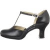 image:imageBloch Womens Splitflex TStrap Character Shoe Versatile Shoe Cushioned Insole Suede Forefoot Outsole Short Shank with an Elastic Panel Comfortable High Durability Superior FitBlack