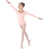 image:imageBloch Dance Girls Meglio Microlux Long Sleeve LeotardLight Pink