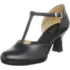 image:imageBloch Womens Splitflex TStrap Character Shoe Versatile Shoe Cushioned Insole Suede Forefoot Outsole Short Shank with an Elastic Panel Comfortable High Durability Superior FitBlack