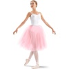 image:imageLeo Womens 24 Soft Tulle Juliet Dance Tutu SkirtPink