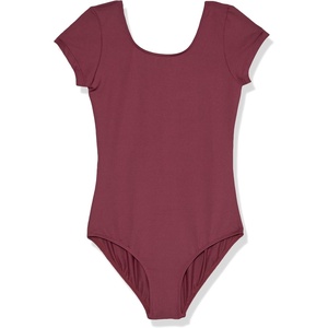 image:imageBloch Dance Girls Dujour Microlux Short sleeve LeotardBurgundy