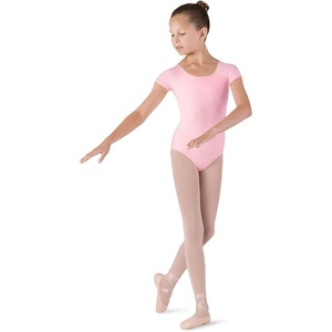 image:imageBloch Dance Girls Dujour Microlux Short sleeve LeotardCandy Pink