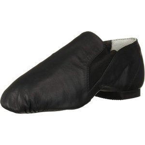 image:imageBloch Dance Girls Elasta Bootie Leather and Elastic Split Sole Jazz Shoe