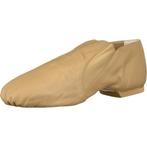 image:imageBloch Dance Womens Elasta Bootie Leather and Elastic Split Sole Jazz ShoeTan