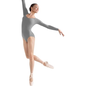 image:imageBloch Dance Womens Lepsi Long Sleeve LeotardGrey