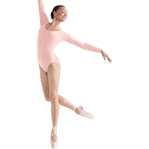 image:imageBloch Dance Womens Lepsi Long Sleeve LeotardLight Pink