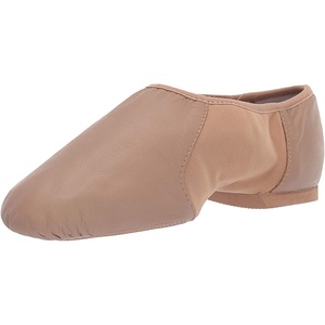 image:imageBloch Womens NeoFlex SlipOn Leather Jazz Shoes Neoprene SlipOn Split Sole with EVA Forefoot and Heel Pads High Durability Superior Fit Flexibility Step DancingTan