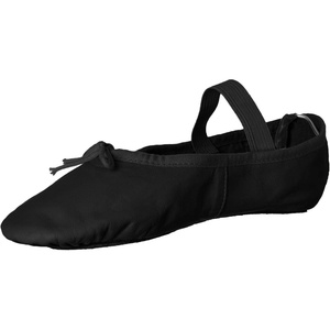 image:imageLeo Womens Ballet Russe Leather Full Sole Ballet Dance ShoeSlipperBlack