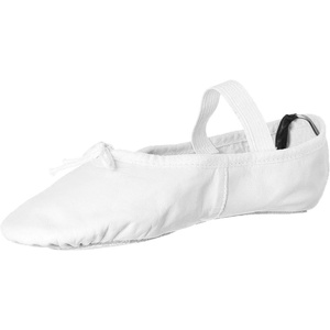 image:imageLeo Womens Ballet Russe Leather Full Sole Ballet Dance ShoeSlipperWhite