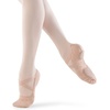 image:imageBloch Girls Synchrony Split Sole Stretch Canvas Ballet Slipper  ShoePink