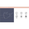 image:imageBloch Soft Stretch Reusable Face Mask Pack of 3White