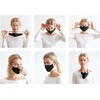 image:imageBloch unisexadult Adult Soft Stretch Reusable Face Mask With Lanyard and Moldable Nose Pad Pack of 3Black