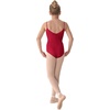 image:imageMirella Girls Classic VBack Camisole Dance LeotardGarnet