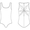 image:imageMirella Girls Flower Back Dance Tank LeotardPink