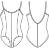 image:imageMirella Girls Princess Seam Camisole Dance LeotardPink