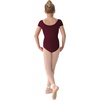 image:imageMirella Girls Princess Seam Cap Sleeve Dance LeotardBurgundy