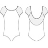 image:imageMirella Girls Soft Mesh Cap Sleeve Dance LeotardLilac