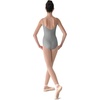 image:imageMirella Womens Microlux Princess Seam VFront Camisole Dance LeotardGrey