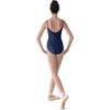 image:imageMirella Womens Microlux Princess Seam VFront Camisole Dance LeotardNavy