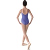 image:imageMirella Womens Microlux Princess Seam VFront Camisole Dance LeotardPeriwinkle