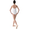 image:imageMirella Womens Microlux Princess Seam VFront Camisole Dance LeotardWhite
