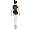 image:imageMirella Womens Peacock Plume Back Panel Tank Dance LeotardBlack
