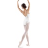 image:imageMirella Womens Princess Seam Pinch Front Camisole Dance LeotardWhite
