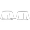 image:imageMirella girls Mirella Girls Georgette Mock Wrap SkirtBlack