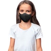 image:imageBloch unisex child Soft Stretch Reusable Pack of 3 Black Kids Face Mask Black 3 Count Pack 1 US