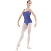 image:imageMirella Womens Princess Seam Pinch Front Camisole Dance LeotardPeriwinkle