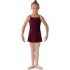 image:imageMirella girls Mirella Girls Georgette Mock Wrap SkirtBurgundy