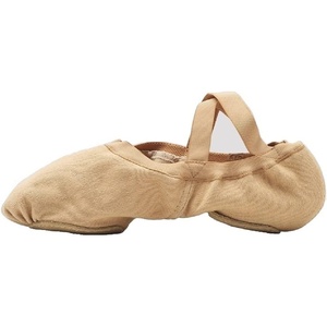 image:imageBloch Dance Mens Synchrony Split Sole Stretch Canvas Ballet Slipper  ShoeLight Sand