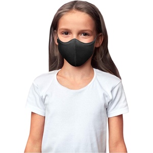 image:imageBloch unisex child Soft Stretch Reusable Pack of 3 Black Kids Face Mask Black 3 Count Pack 1 US