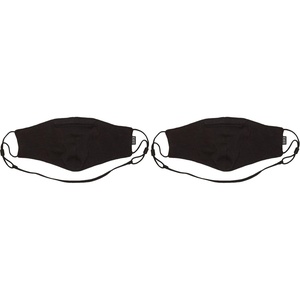 image:imageBloch unisexchild Childrens Soft Stretch Reusable Face Mask With Lanyard and Moldable Nose Pad Pack of 3Black